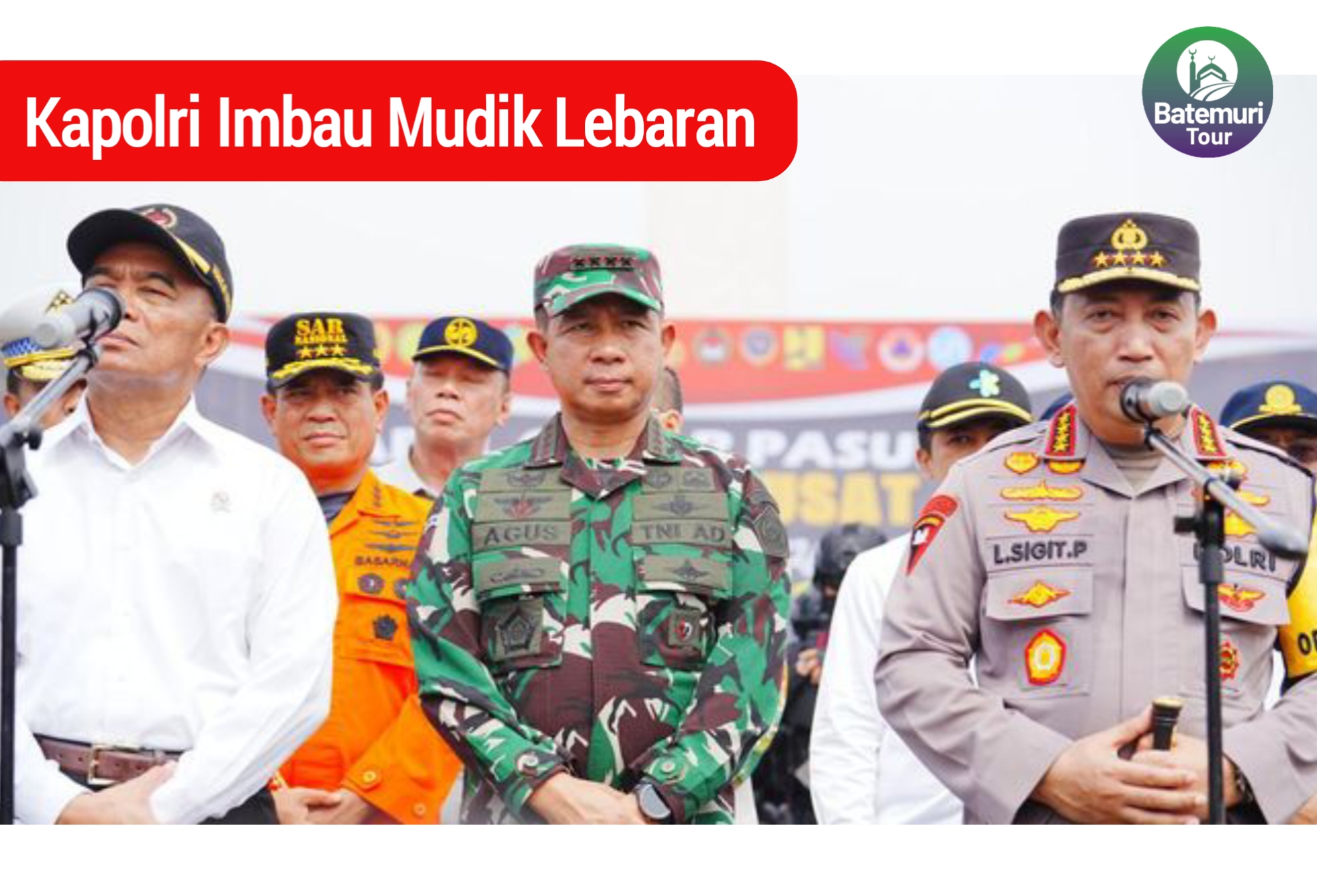 Kapolri Imbau Mudik Lebaran 2024 Lebih Awal